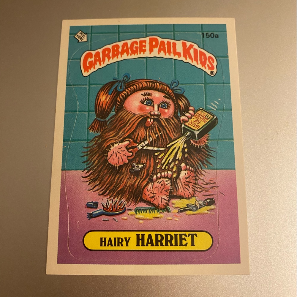 Harry Harriet 150a Garbage Pail Kids Sticker